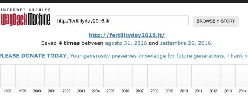 FertilityDay2016.it FertilityDay2016.it