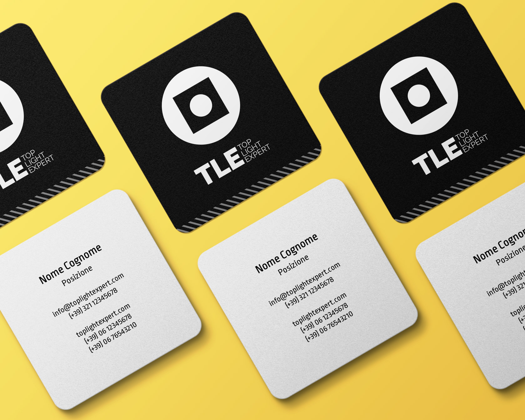 Top Light Expert - Brand Identity - Business Cards